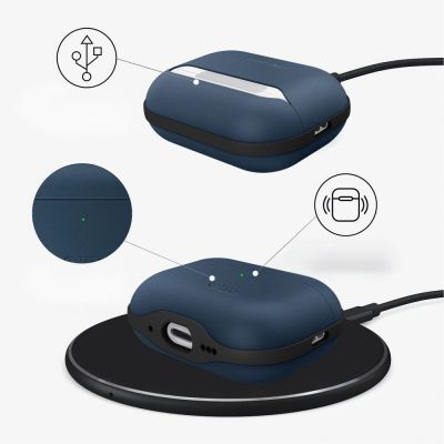 7. Tech-Protect NaturalFit Hülle für AirPods Pro 3 – Marineblau
