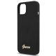 5. Guess GUHMP13MLSLMGBK iPhone 13 6.1" schwarz/schwarz Hardcase Silikon Script Gold Logo Magsafe