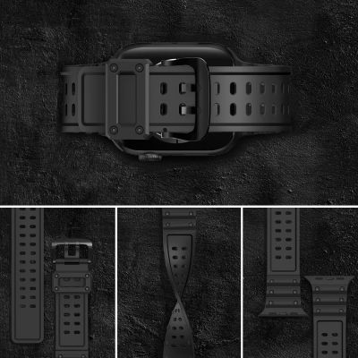 6. Strap Triple Protection für Apple Watch 38 / 40 / 41 mm Armband - schwarz