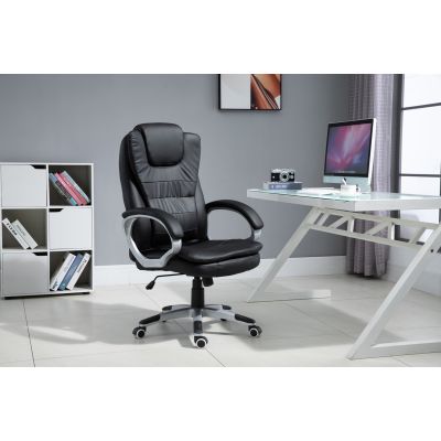 19. Activejet Bürostuhl mit Massagefunktion und Heizung, YK7304, Schwarz