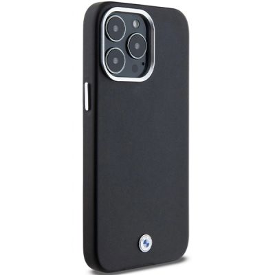 4. BMW Signature Wrapped Metal MagSafe Hülle für iPhone 15 Pro Max – Schwarz