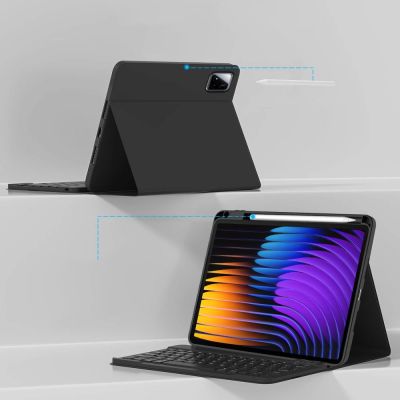 4. Tech-Protect SC Pen + Tastaturhülle für Xiaomi Pad 7 / 7 Pro - Schwarz