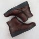 11. Braune Keilstiefeletten aus Leder für Damen, Rieker X9165-27