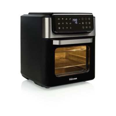 6. Tristar Heißluft-Ofen Kontrollleuchte Timerfunktion 12 l Einzelautonome 1800 W Heißluftfritteuse Schwarz, Edelstahl