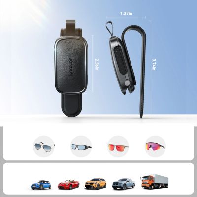 7. Joyroom JR-ZS511 Sonnenblendenhalter mit Magnetclip – Schwarz
