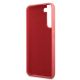 7. Guess, GUHCS22MLSLMGFU S22+ S906 fuchsia/fuchsia Hardcase Silikonschrift Metalllogo