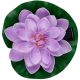 3. Solarlampe Wasserlilie 18 cm Violett