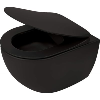 Wandhängende, randlose Toilette