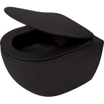 Wandhängende, randlose Toilette