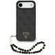 Guess 4G Strap Triangle Logo MagSafe Hülle für iPhone 17 Air - Schwarz