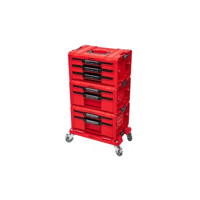 QBRICK SYSTEM PRO SCHUBLADENWERKSTATT-SET 3 ROT ULTRA HD CUSTOM