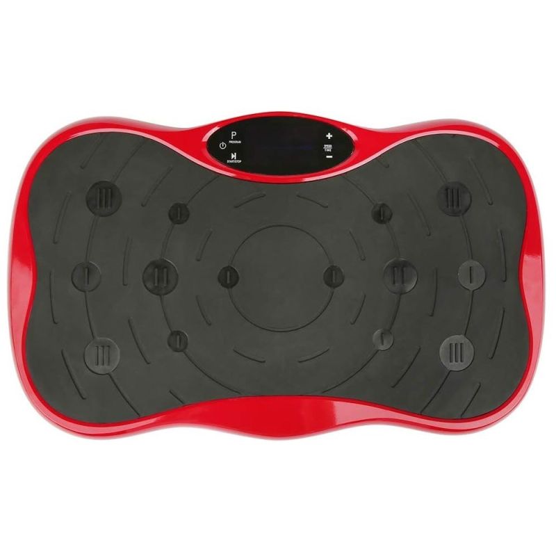 3. Extralink Moonwalk Spin Move Vibrationsplattform für Fitnessübungen 200W rot