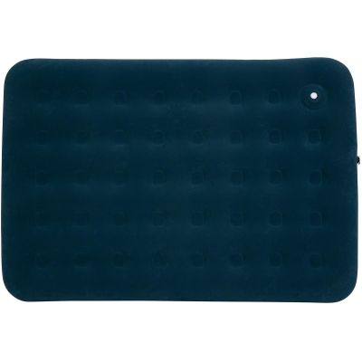 39. Beflockte Matratze für 2 Personen mit integrierter Fußpumpe 191x137x22cm 24131