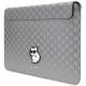 2. Karl Lagerfeld Saffiano Monogram Choupette-Hülle für einen 14-Zoll-Laptop – Silber