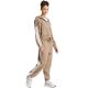 6. Damen-Sweatshirt adidas Essentials 3-Stripes French Terry Quarter-Zip beige KF8315