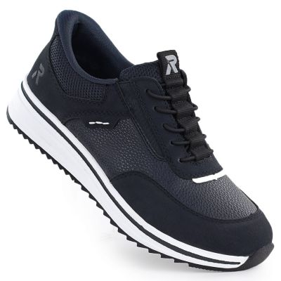 Marineblaue Damen-Pumps mit hohem Absatz Rieker L5850-14