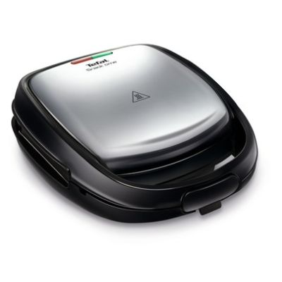 Tefal SW342D38 2-Pfannkuchen-Maker, Schwarz, Edelstahl