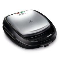 Tefal SW342D38 2-Pfannkuchen-Maker, Schwarz, Edelstahl