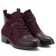 4. Damen-Wildleder-Stiefeletten mit Isolierung, bordeauxrot, M.Daszyński MR2458