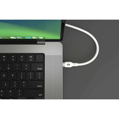 5. HYPER HJ4002WHGL USB-Kabel USB 2.0 2m USB-C Weiß