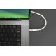 5. HYPER HJ4002WHGL USB-Kabel USB 2.0 2m USB-C Weiß