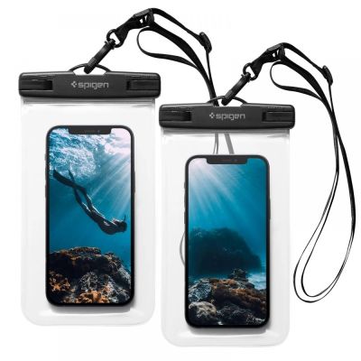 Spigen Spigen Aqua Shield A601 Gehäuse wasserdicht IPX8 - transparent 2 Stk.