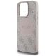 6. Guess 4G Circle Classic Logo MagSafe iPhone 16 Pro Hülle - Rosa