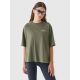 8. Oversize-T-Shirt für Damen mit Print, Größe 4F 4FRAW24TTSHF2583-43S