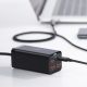 11. Baseus GaN3 Pro schnelles universelles GaN-Ladegerät 2 x USB Typ C / 2x USB 100W PD3.0, QC4.0+, AFC schwarz (CCGP000101)