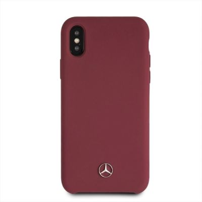 3. Mercedes Silicone Line iPhone X/XS Hülle - Rot