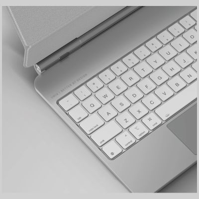 6. Uniq Venno Pro Magnetische Smart-Hülle mit Tastatur für iPad Air 10,9" (2020/2022) / Pro 11" (2021/2022) / Air 11" (2024/2025/2026) – Weiß