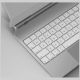 6. Uniq Venno Pro Magnetische Smart-Hülle mit Tastatur für iPad Air 10,9" (2020/2022) / Pro 11" (2021/2022) / Air 11" (2024/2025/2026) – Weiß