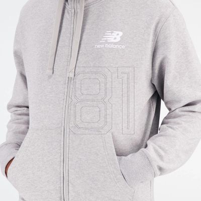 4. New Balance Essentials Stacked Logo Fren BK M MJ31536AG Sweatshirt