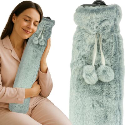 11. GUMMI-WÄRMEFLASCHE IM ALPINA-ETUI 2L GRAU