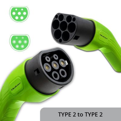 3. QOLTEC EV Typ 2 Ladekabel für Elektrofahrzeuge | 400 V | 11 kW | 16 A | 5 m