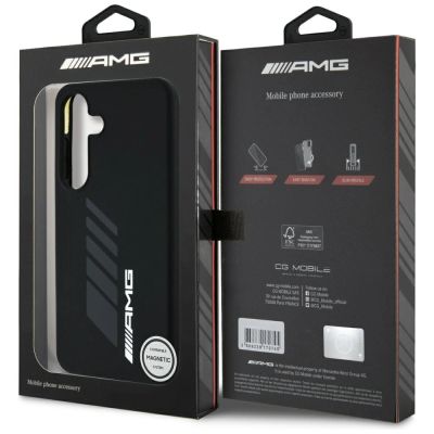 8. AMG Oversize Rhombs MagSafe Case für Samsung Galaxy S25 - Schwarz