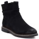5. Schwarze Wildleder-Ankle-Boots für Damen, Jezzi ASA296-4
