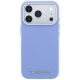3. Karl Lagerfeld MagSafe-Hülle mit genarbtem, länglichem Logo für iPhone 17 Pro Max / 18 Pro Max – Blau