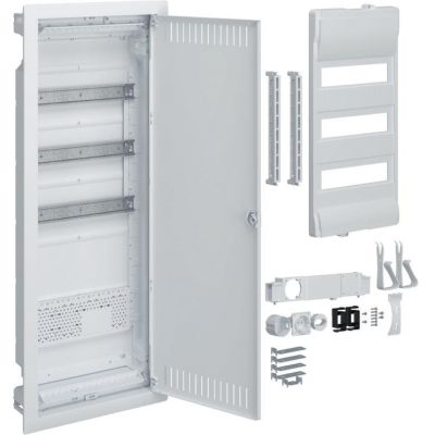 Kunststoff-Schalttafel PT Hybrid 36M 1x Montageplatte IP40 865x335x90 Perforierte Tür Volta.Hybrid
