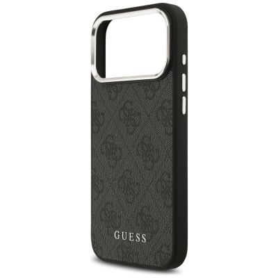 6. Guess 4G Classic Logo MagSafe Hülle für iPhone 17 Pro Max - Schwarz