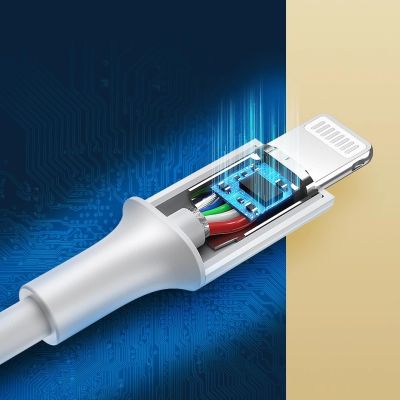 9. Ugreen US171 Lightning – USB-C MFi PD-Kabel 20 W 480 Mbit/s 1 m – Weiß