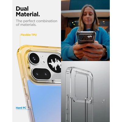 8. Spigen Ultra Hybrid Hülle für das Nothing Phone 4A Pro - Transparent