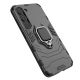3. Ring Armor Hülle für Samsung Galaxy S23 gepanzerte Hülle magnetischer Haltering schwarz