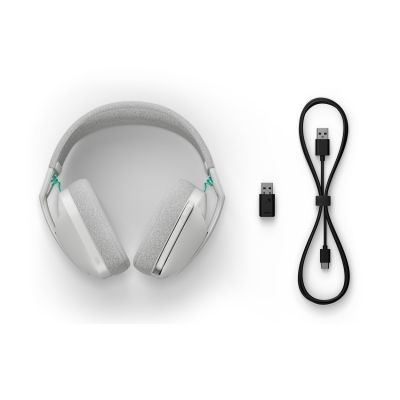 7. Logitech G G321 LIGHTSPEED Kabelloses Gaming-Headset mit Bügel, USB Typ-C, Bluetooth, Weiß