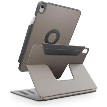 Uniq Rovus Snapmount magnetische, um 360 Grad drehbare, abnehmbare Hülle für iPad 11" 2025 / iPad 10,9" 2022 (10. Generation) – Grau
