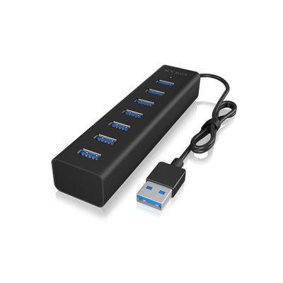 2. ICY BOX IB-HUB1700-U3 USB 3.2 Gen 1 (3.1 Gen 1) Typ-A 5000 Mbit/s Schwarz