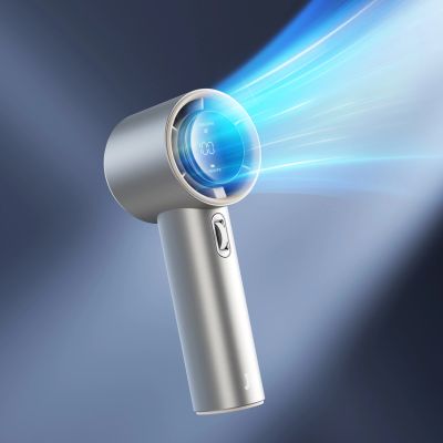 3. Jisulife Handventilator Pro1 S 5000mAh FA53PRO Mini-Gebläse Tragbarer USB-Ventilator Metall - Hellbraun