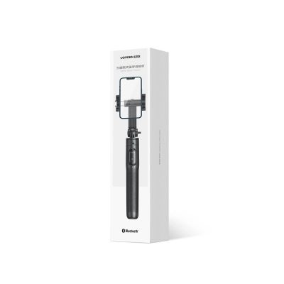 5. Ugreen LP586 Selfie-Stick mit Teleskopstativ, Bluetooth-Fernbedienung, 1,5 m – Schwarz