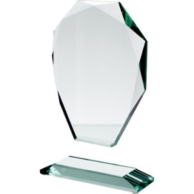 2. Glastrophäe mit Etui