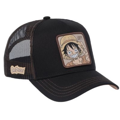 2. Capslab One Piece Trucker-Cap CL-OP2-1-CAS-WAN3 Schwarz One Size